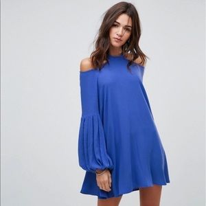 Free People Drift Away Tunic in Royal Blue